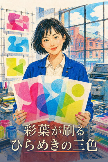 彩葉が刷るひらめきの三色 · 創作